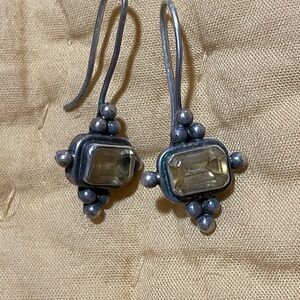 Vintage Southwest silver earrings